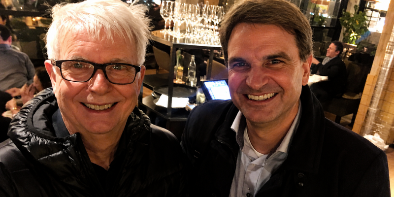Giving training together with Jeff Sutherland - Jens Broetzmann - Continno