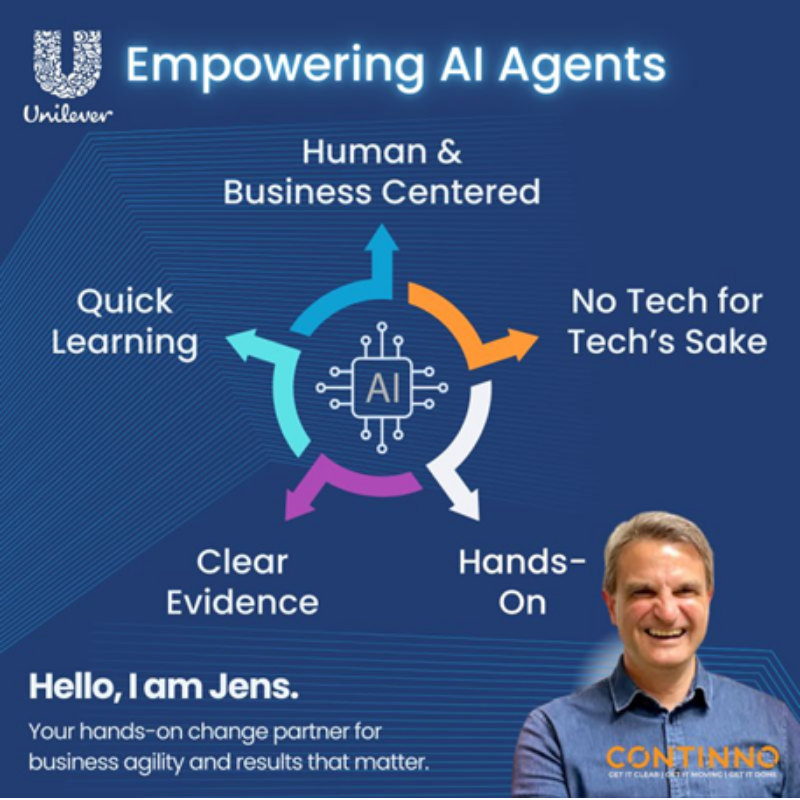 Turn AI into action Unilever - Jens Broetzmann Continno Activate AI agent use cases